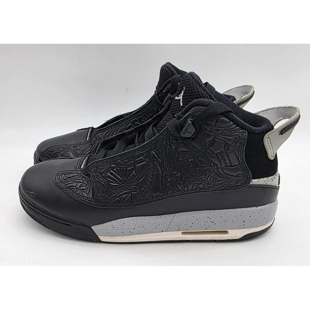 Nike Air Jordan Dub Zero Black Wolf Grey White Laser Men's Boys Sneakers Size 7Y